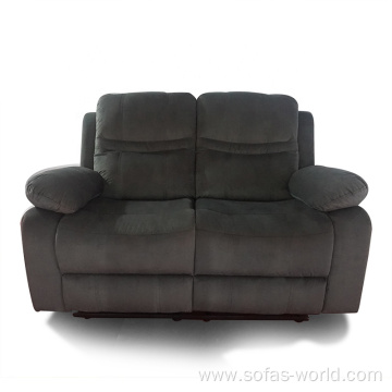 Durable Velvet Fabric Recliner Sofa Set